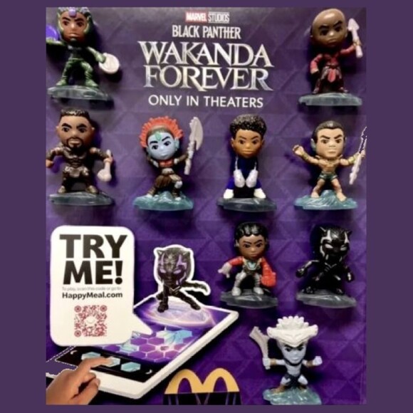 Ironheart 2022 Black Panther Wakanda Forever Mcdonalds Happy Meal Toy - Picture 4 of 4